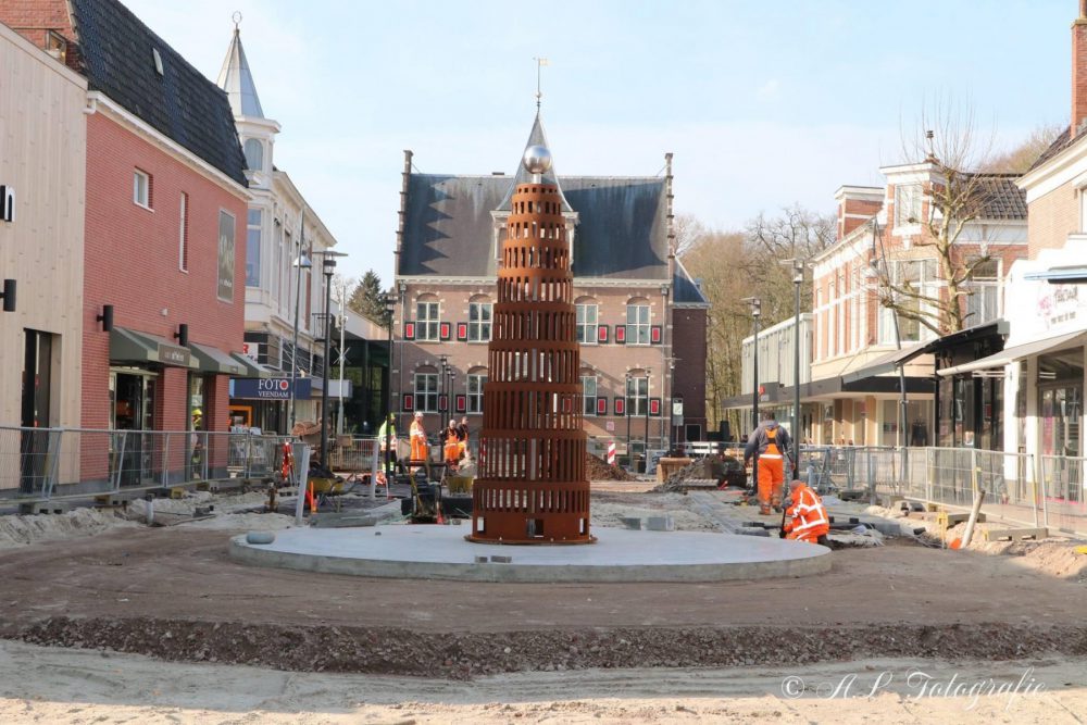 Project bouwteam herinrichting centrum veendam aanleg fontein