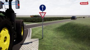 Designlab rijbeleving landbouwoversteek Friesland