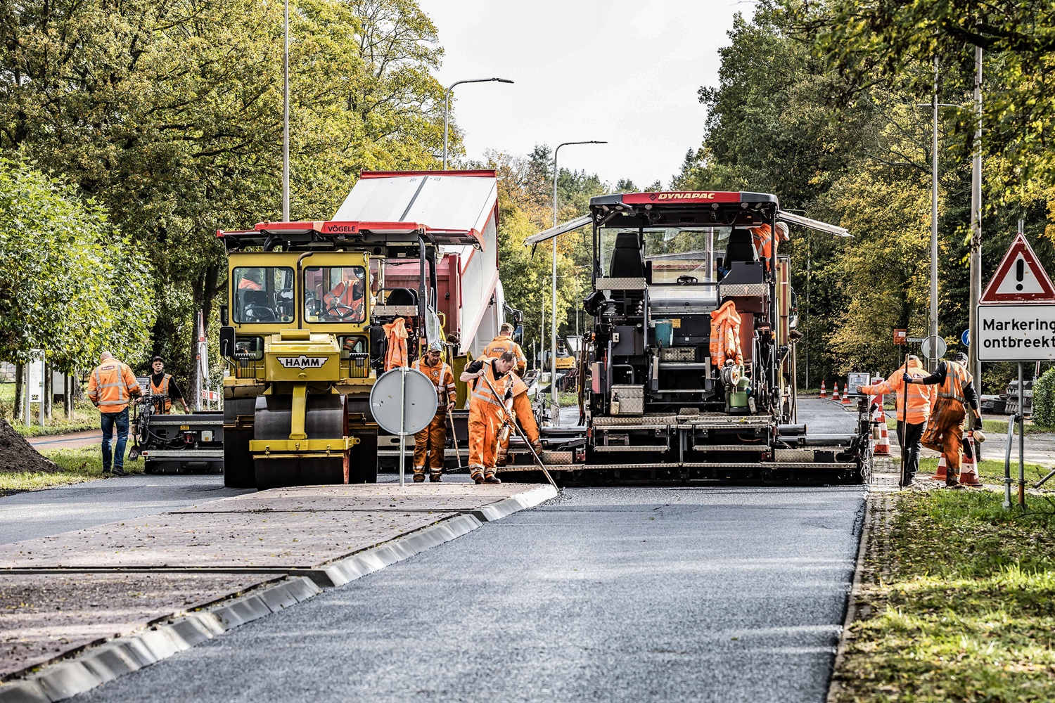 Asfaltwerkzaamheden groot onderhoud
